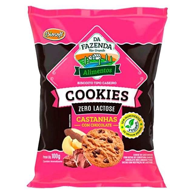 Cookies Com Castanhas BIOSOFT 100g