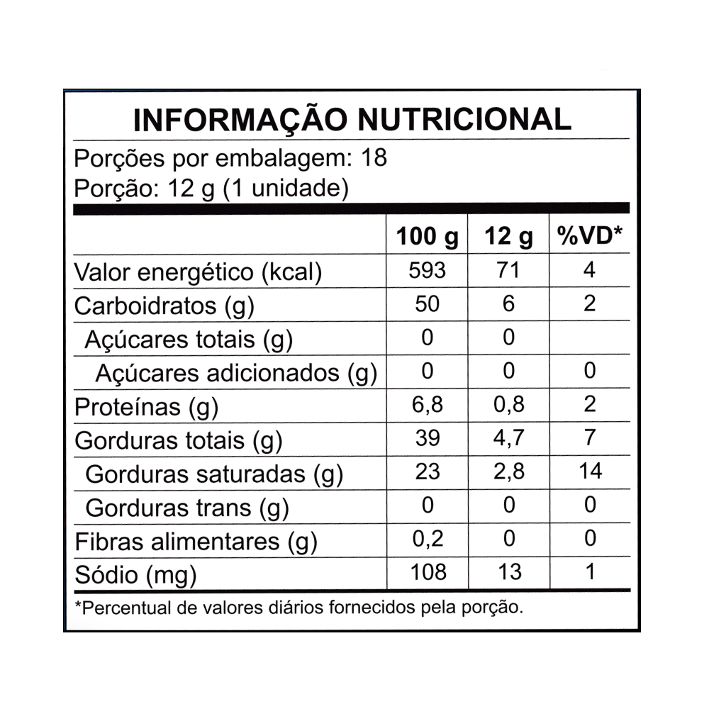 Bombom Cookies N'Cream (Display com 18 Unidades de 15 Gramas)