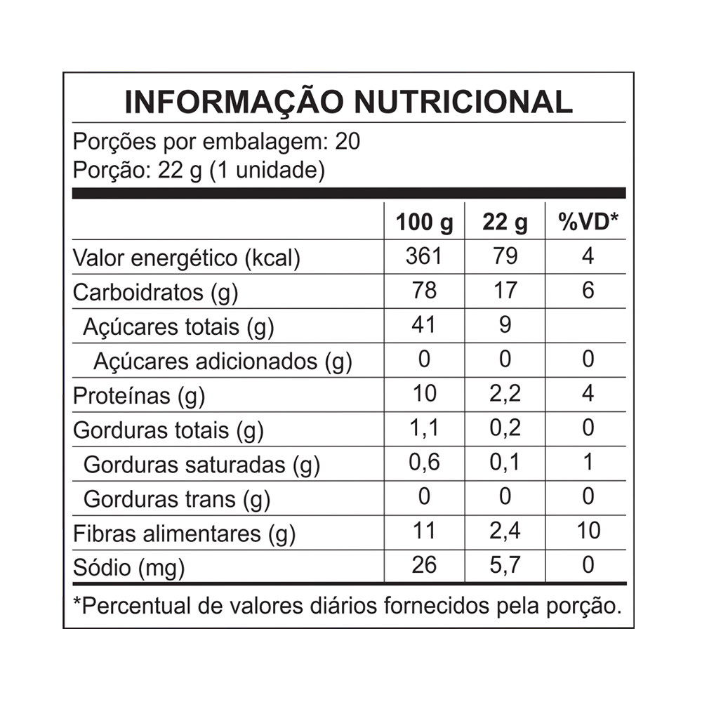 Bananada Cremosa Zero 20 unidades 22g Flormel