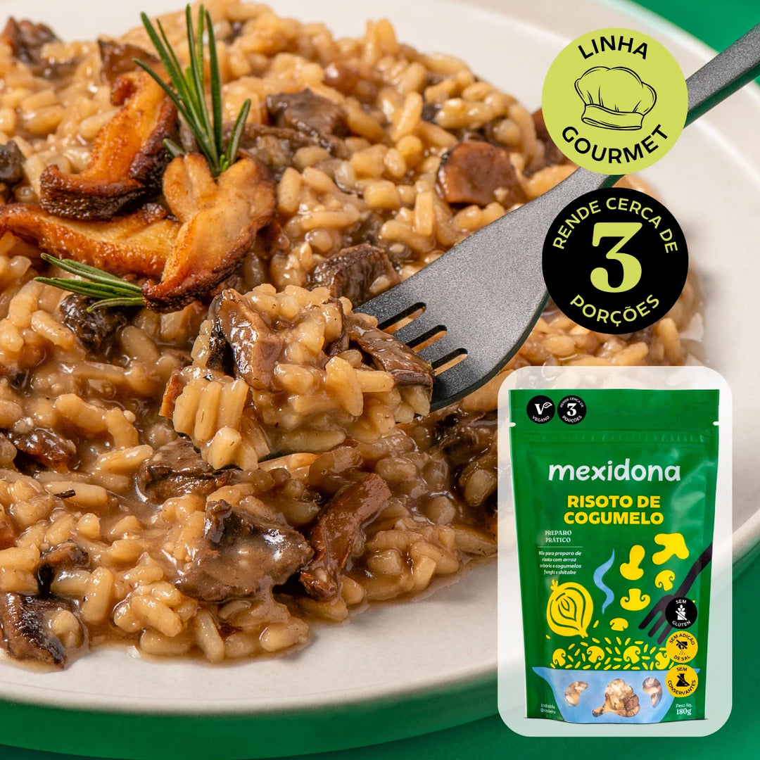 Risoto Sem Glúten 180g Cogumelos - Mexidona