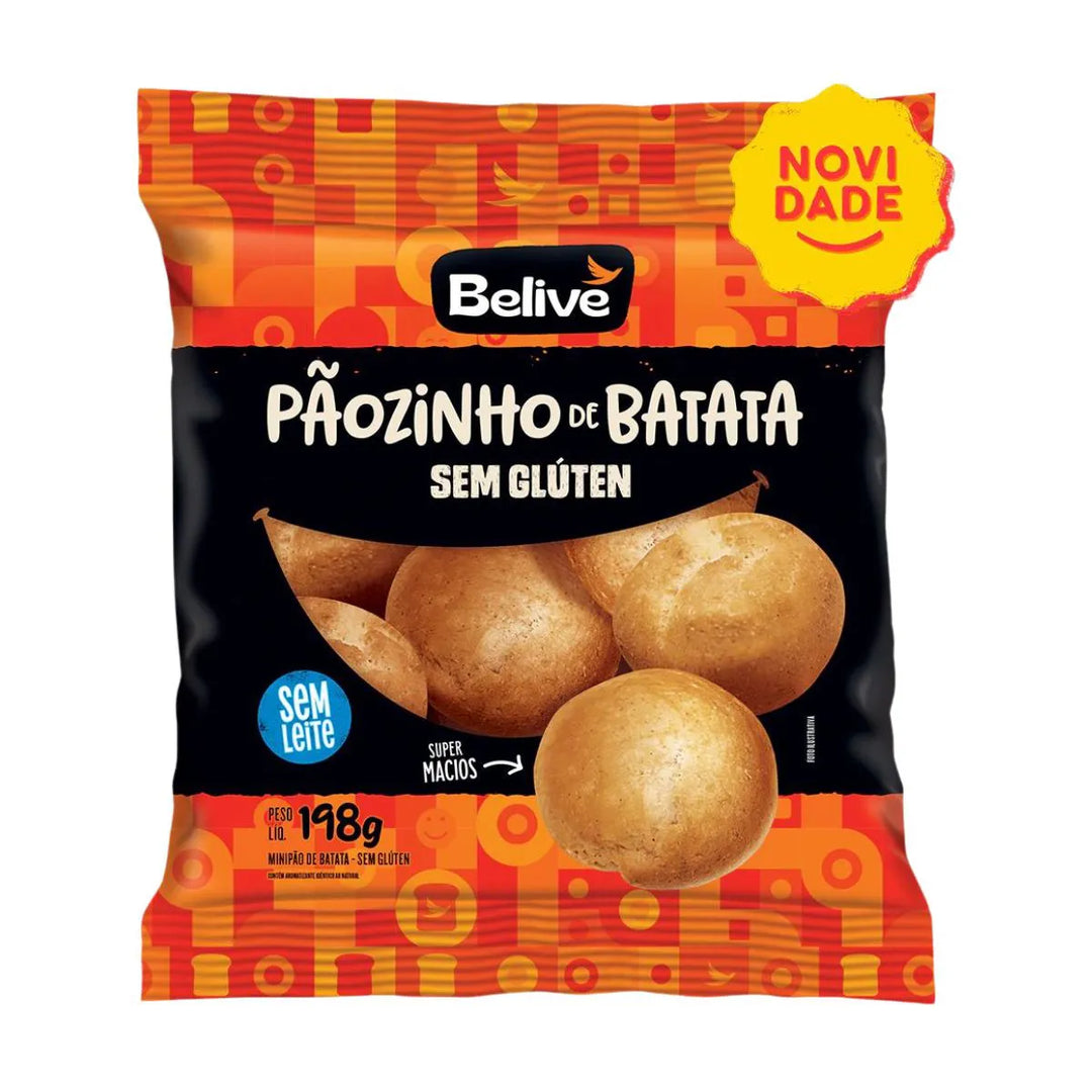 Paozinho Belive De Batata Sem Gluten/ Lactose 98G