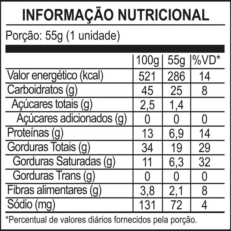 Alfajor Cookies e Cream Proteico 12 unidades 55g Dr. Peanut