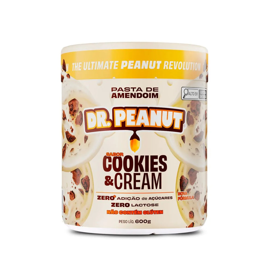 Pasta De Amendoim Cookies And Cream 600G Dr. Peanut