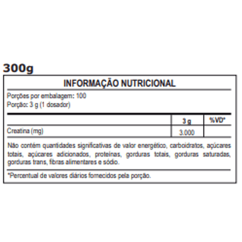 Creatina 100% Pura Monohidratada 300g Probiótica