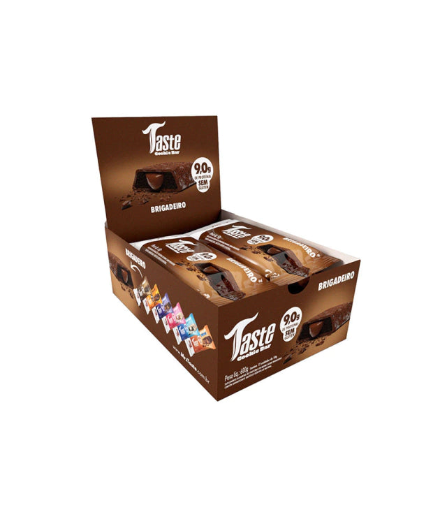 Barra Cookies Proteico 12X50G Brigadeiro
