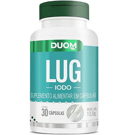 Lug Iodo 30 cápsulas sem Glúten | Duom