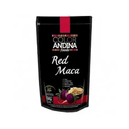 Red Maca Vegan (Farinha de Maca Vermelha) 100g | Color Andina FO