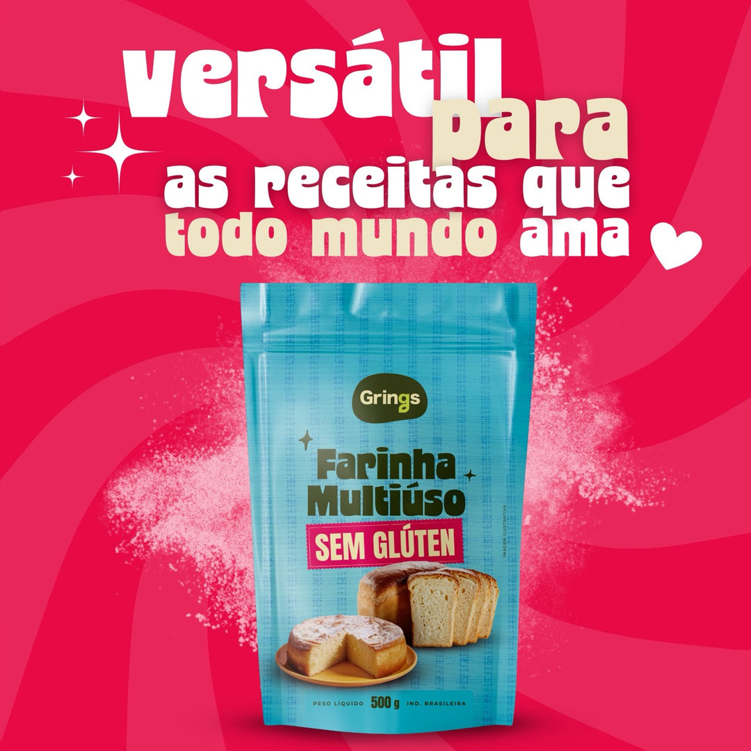 FARINHA MULTIUSO SEM GLUTEN 500G