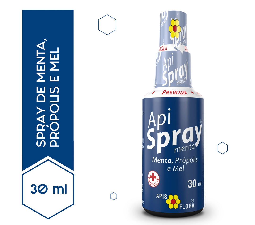 Apispray Própolis, Mel e Menta 30ml Apis Flora