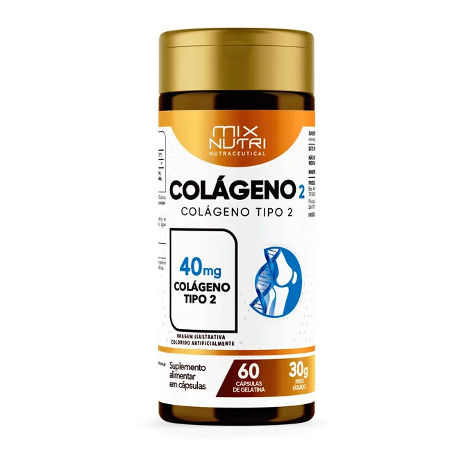 Colágeno Tipo II Mix Nutri 40mg 60 caps