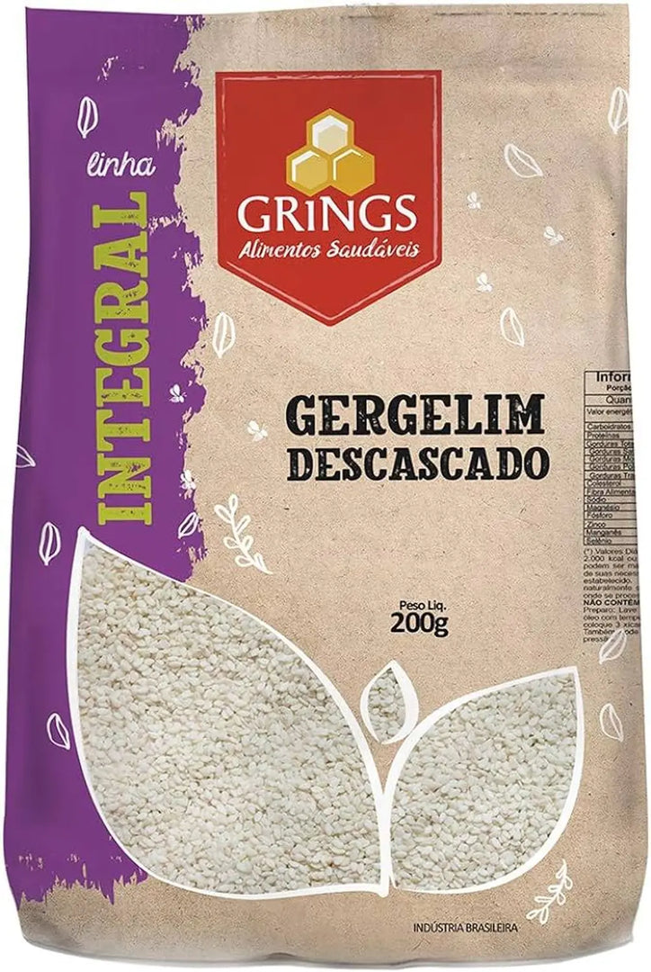 Gergelim Descascado 200g Grings