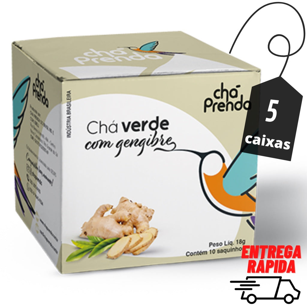 Cha Verde C/Gengibre 18 Grs 10 Sachet Prenda