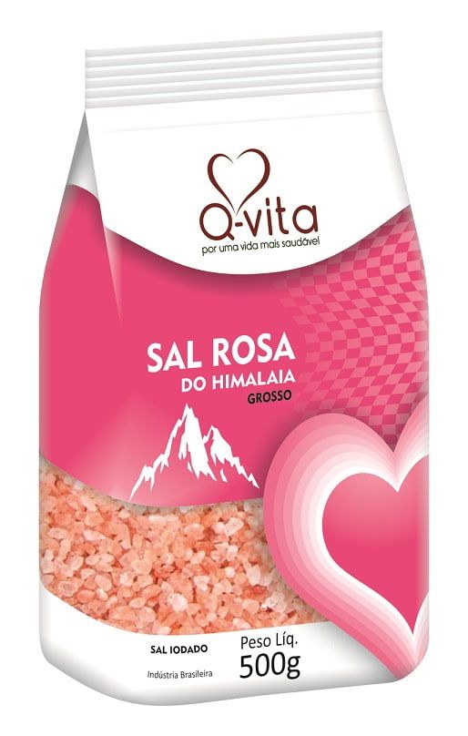 Sal Rosa Do Himalaia Grosso 500g Q-vita