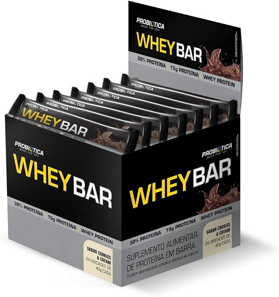 WHEY BAR 24X40G COOKIES E CREAM