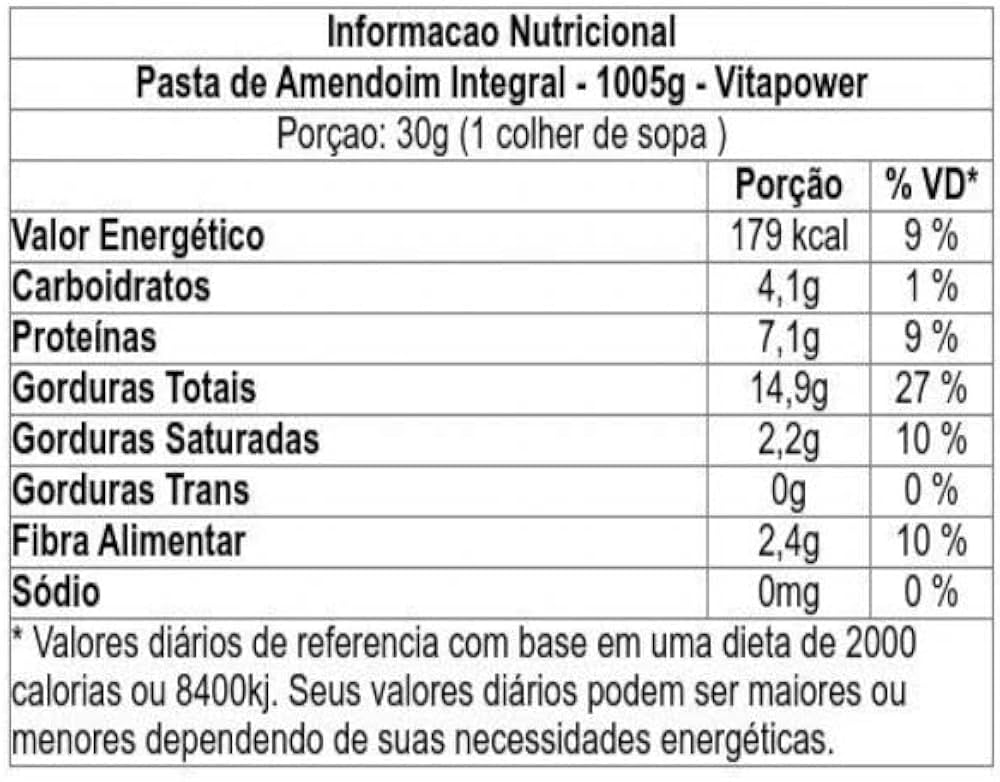 Pasta De Amendoim Crocante 1,5kg Vitapower