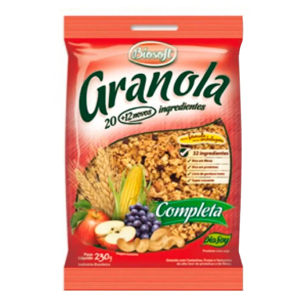 GRANOLA INT.230G COMPLETA C/31 INGREDIENTES