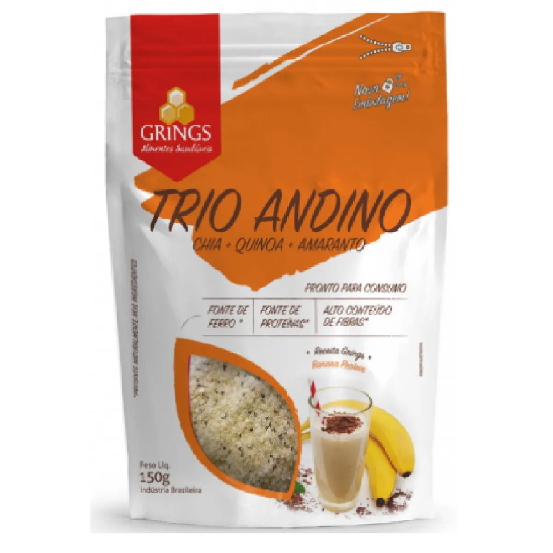 TRIO ANDINO (AMARANTO,QUINOA E CHIA) 150GRS