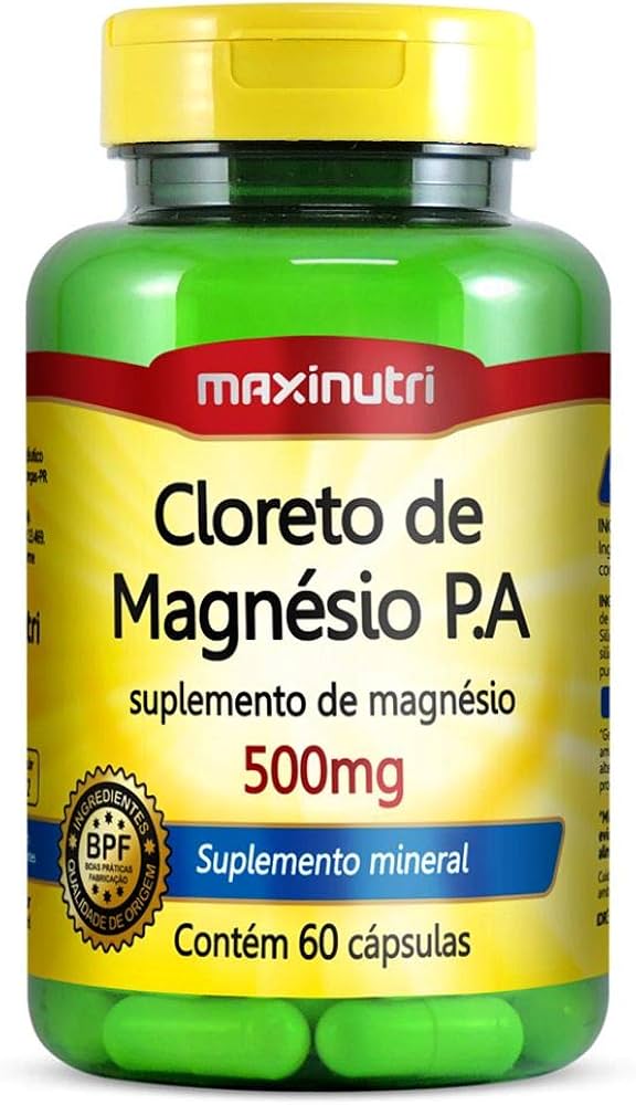 CLORETO DE MAGNESIO 500MG 60CPS