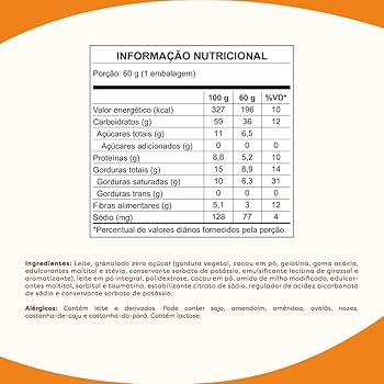 Bolinhas de Brigadeiro S/Açúcar Pouch 60g Flormel