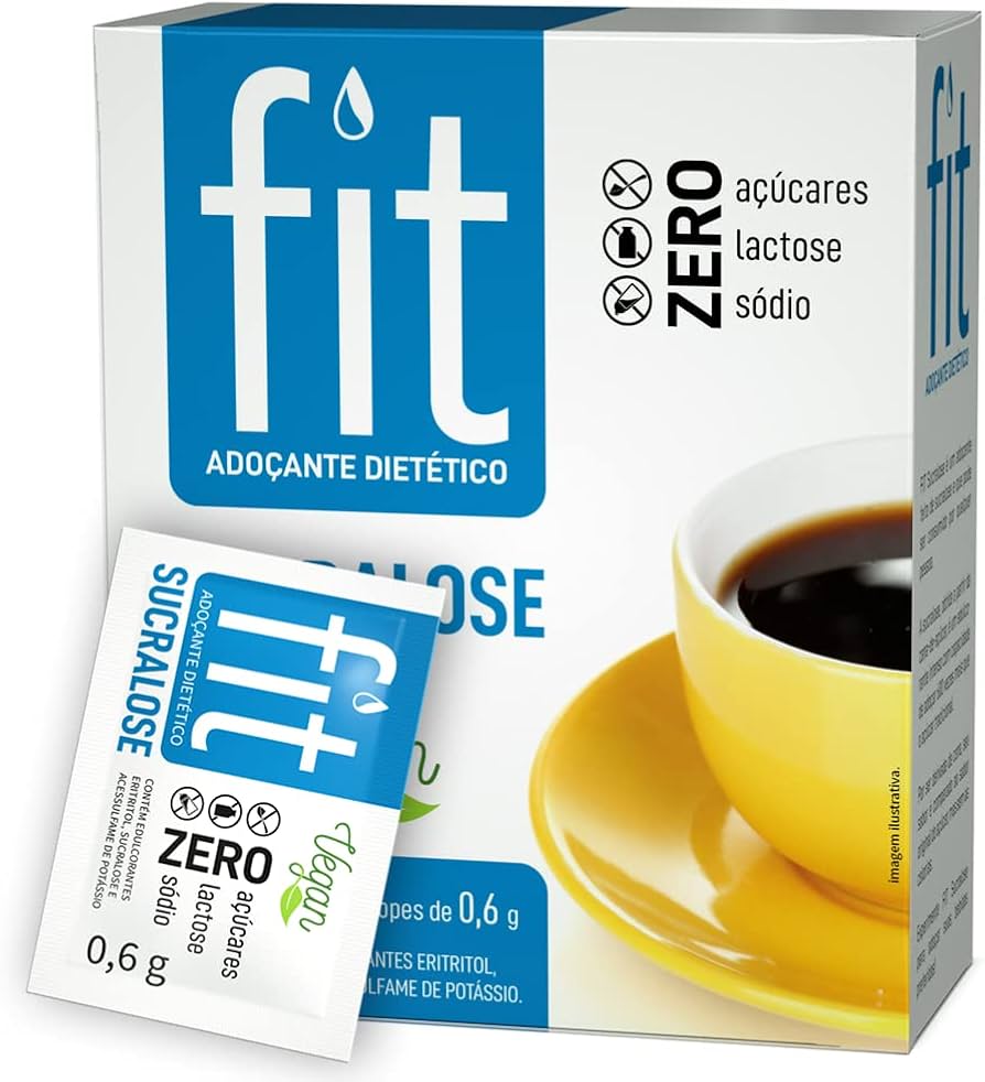Adoçante Sucralose Fit com 50 Sachês Stevita