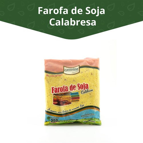 FAROFA DE SOJA S/GLUTEN 250G CALABRESA