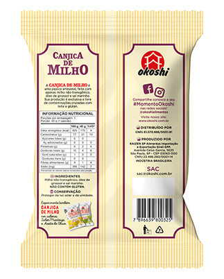 Canjica de Milho C/Sal Marinho 40g Hikage