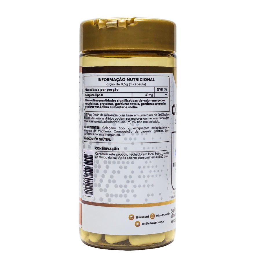 Colágeno Tipo II Mix Nutri 40mg 60 caps