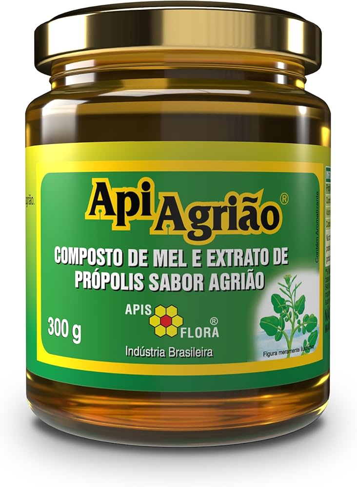 Mel com Própolis e Agrião 300g Apis Flora