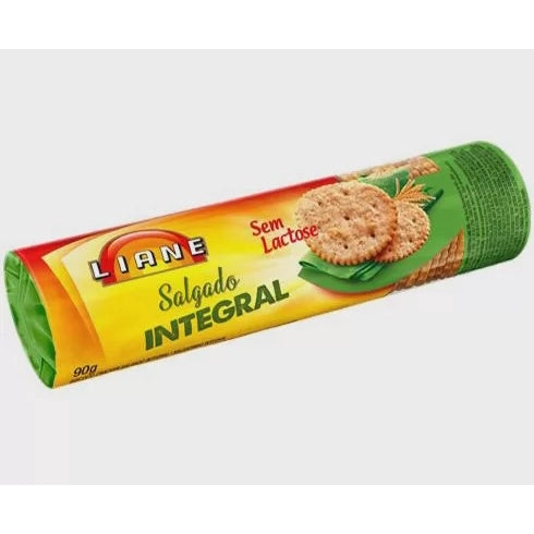 Biscoito Cracker Salgado Integral 90g Liane