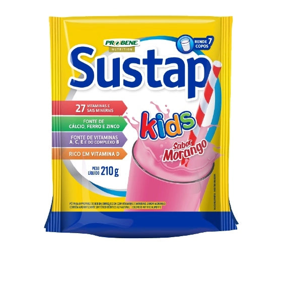 Sustap Kids Sache 210G Morango Probene