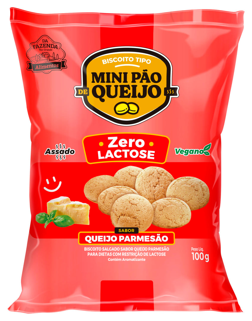 Biscoito Salgadinhos Vegano 100g sabor Queijo Parmesão | Biosoft
