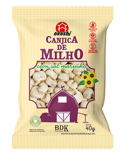 Canjica de Milho C/Sal Marinho 40g Hikage