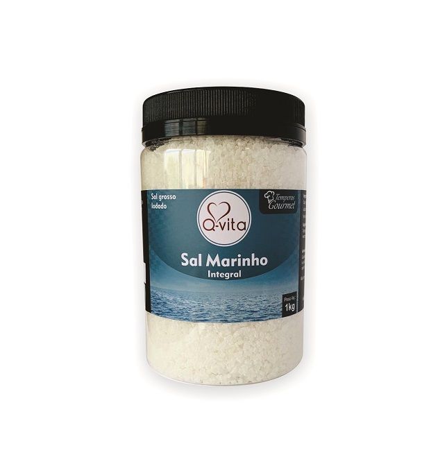 Sal Marinho Integral Gourmet 1kg - Q vita