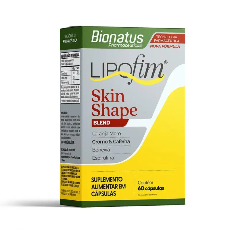 Lipofim skin shape blend 60 cápsulas | Bionatus