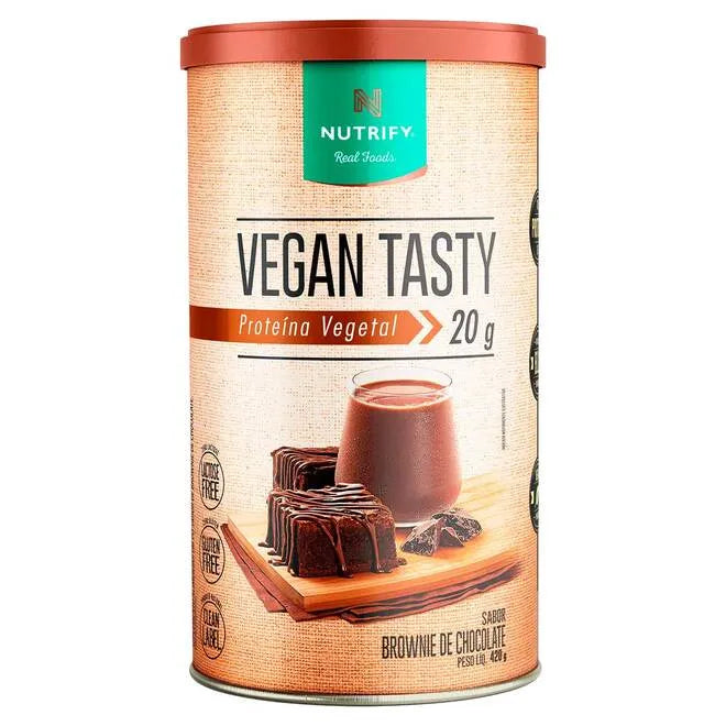 Vegan Tasty Proteína Vegetal 420g sabor Brownie de Chocolate | Nutrify