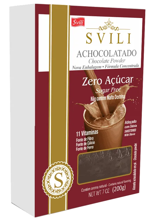 Achocolatado Instantâneo Zero 200g Svili