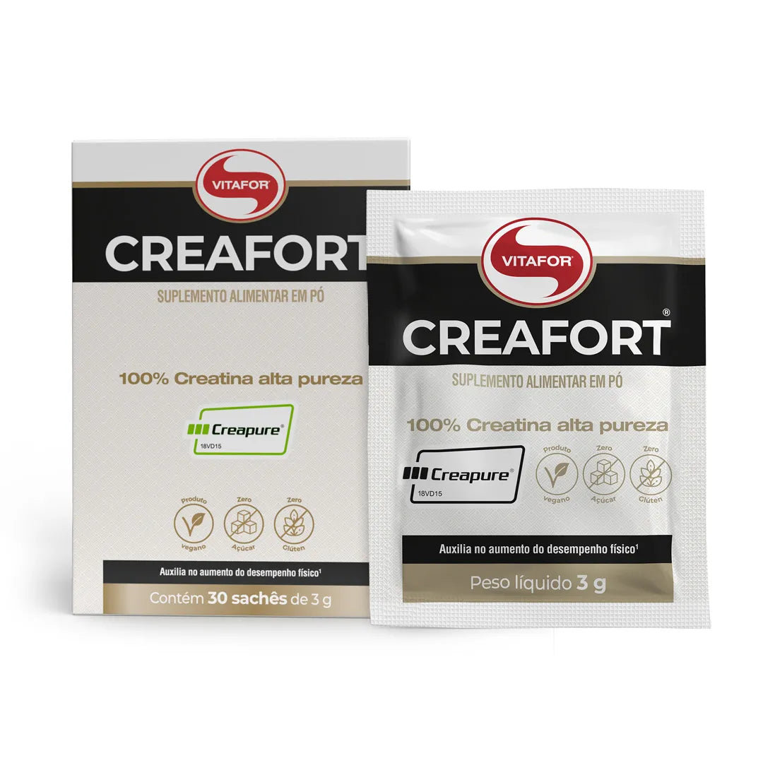 CreaFort (Creapure) 30 sachês de 3g | Vitafor