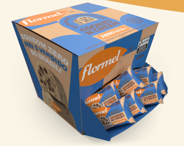 Bombom Cookies N'Cream (Display com 18 Unidades de 15 Gramas)