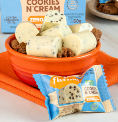 Bombom Cookies N'Cream (Display com 18 Unidades de 15 Gramas)