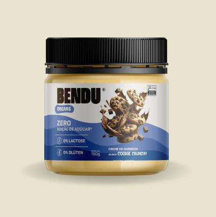 Pasta Amendoim Cookies & Cream 150g - Bendu