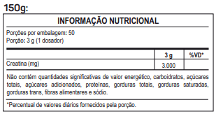 Creatina 100% Pura 150g Max Titanium