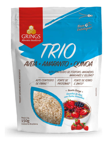 Aveia E Amaranto E Quinoa 150g Grings