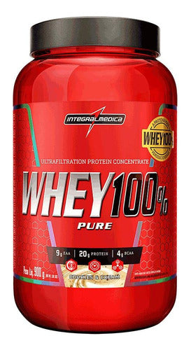 Whey 100% Pure 900g sabor Cookies and Cream | Integralmédica