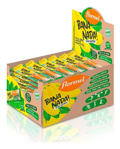 Bananada Cremosa Zero 20 unidades 22g Flormel