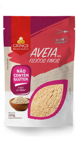 Aveia Flocos Finos Sem Glúten 200g Grings