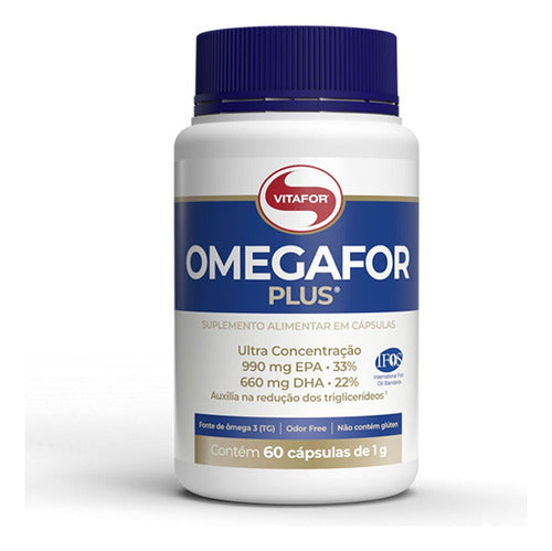 Omegafor Plus - 60 Cápsulas Vitafor