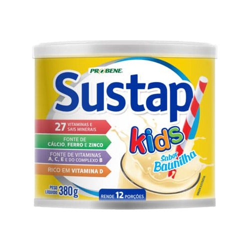 Complemento Alimentar Sustap Kids Baunilha 380g