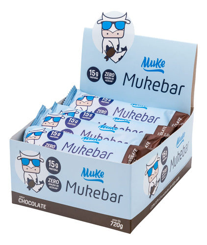 Mukebar Sabor Chocolate +mu 720g - 12 Unidades