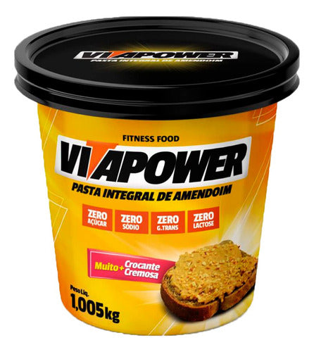 Pasta De Amendoim Crocante 1,5kg Vitapower