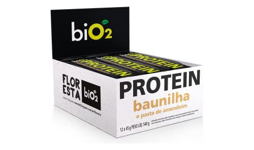 Protein Bar Baunilha - 12 Unidades De 45g - Bio2